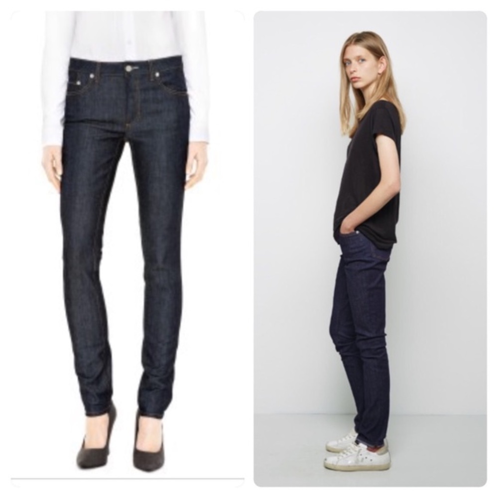 Acne Studios Flex Raw Reform Jean in Dark Wash